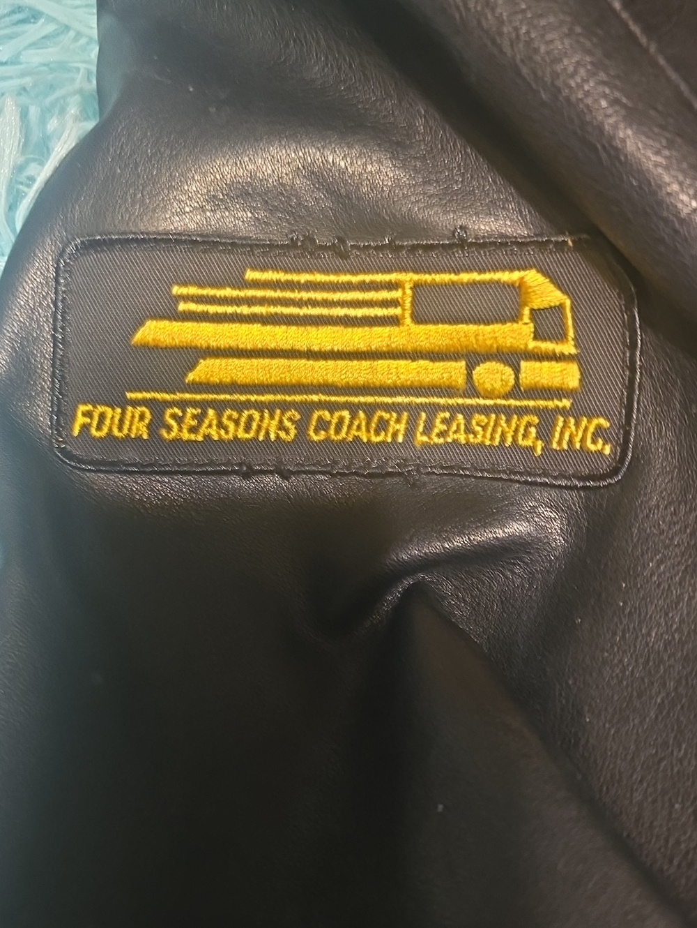 Classic Leather Bomber Jacket - Picture 3 of 5